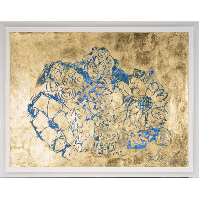 Golden Bouquet Print by Robert Robinson