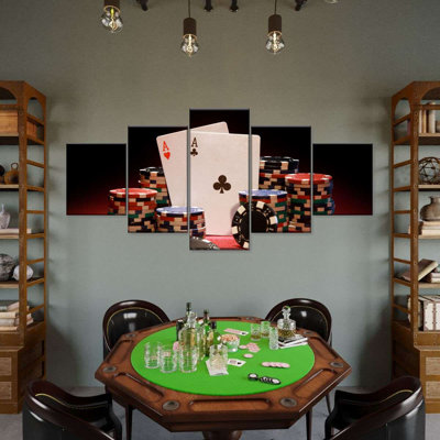 " Poker Game " 5 - Pieces