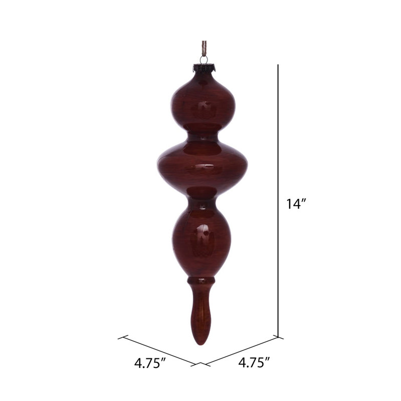 Ornement en forme de fleur de bois 14 po Deyjah, Cuivre