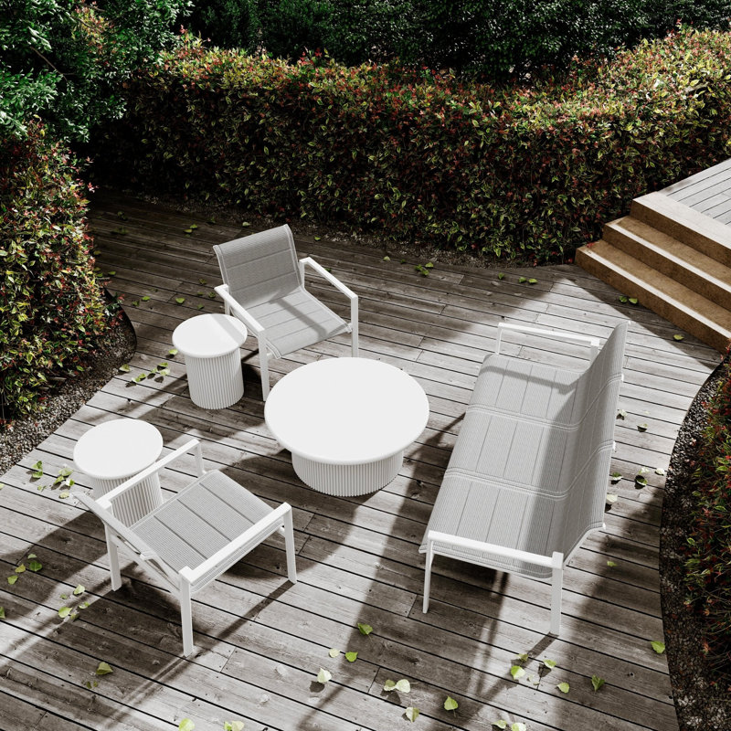 Amalfi 3 Seat Sofa White, White