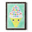Ice Cream Alphabet - cadre photo, impression sur toile-61354136-61354140