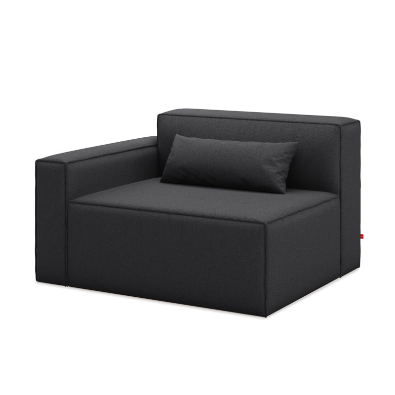 Mix Modular Left Arm Chair, Mowat Raven