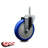 Polyurethane Wheel Swivel 3/8 Inch Threaded Stem Caster Set SCC