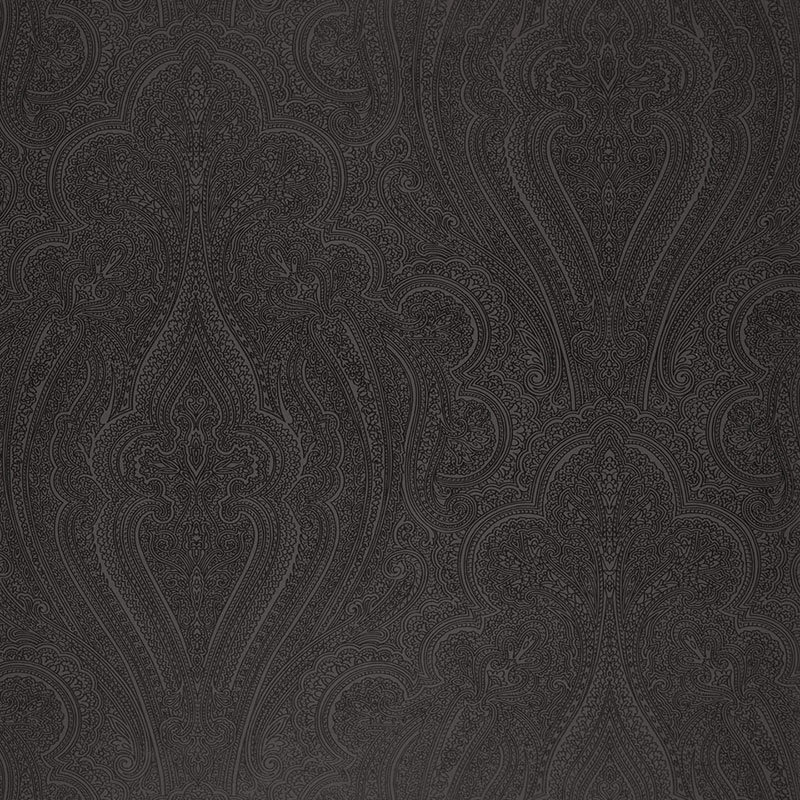 Papier peint motif cachemire Breckenridge, Anthracite