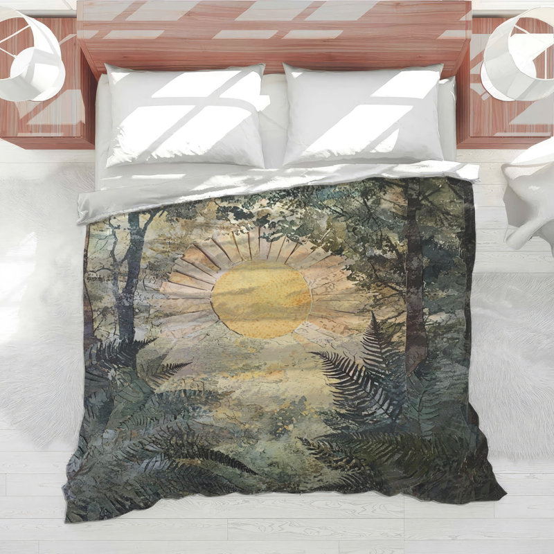 Sunlight Through Ferns Comforter, Twin Extra Long