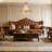 9-light Empire Tiered Crystal Gold/Bronze Chandelier-337232136-337232148-337232137