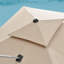 Parasol rectangulaire 10 pi x 12 pi avec comptoir et base Manhattan Manhattan-1450905740