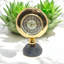 Traditional Numerical Metal Quartz Movement / Crystal Tabletop Clock Gold