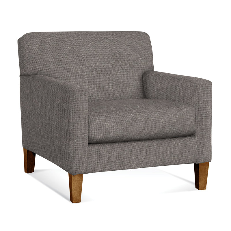 Tampa Armchair, Navy Stripe; 0220-61, Honey