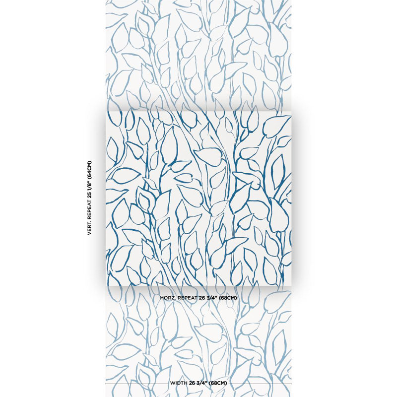 Solandra Vine Wallpaper, Brown