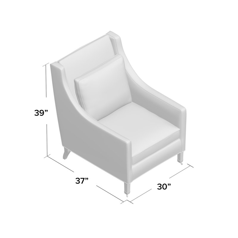 Fauteuil Westside, Étain Grayson