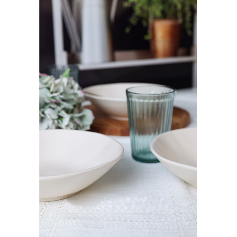 Brayden Studio Billur 100% CERAMIC STONEWARE Salad Bowl