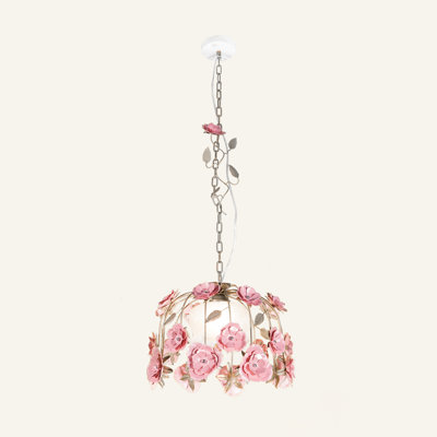 Lustre à 1 lumière à intensité variable rétro avec 1 ampoule DEL (3 couleurs changeantes)