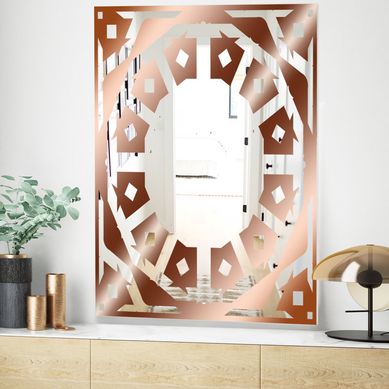 Épinette cuivrée 4 - miroir glamour - miroir de coiffeuse, H 39,4 po x l 29,5 po