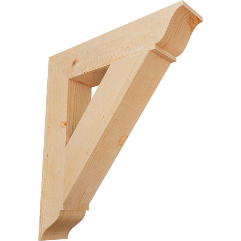 Traditional Traditional Bracket, 34" H x 5.5" W x 30" D, Douglas Fir (Smooth)