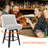 George Oliver Loriell Swivel Counter Stools with Solid Wood Frame-618981321-618343076-618140949