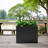 Rectangular Metal Planters for Outdoor Plants