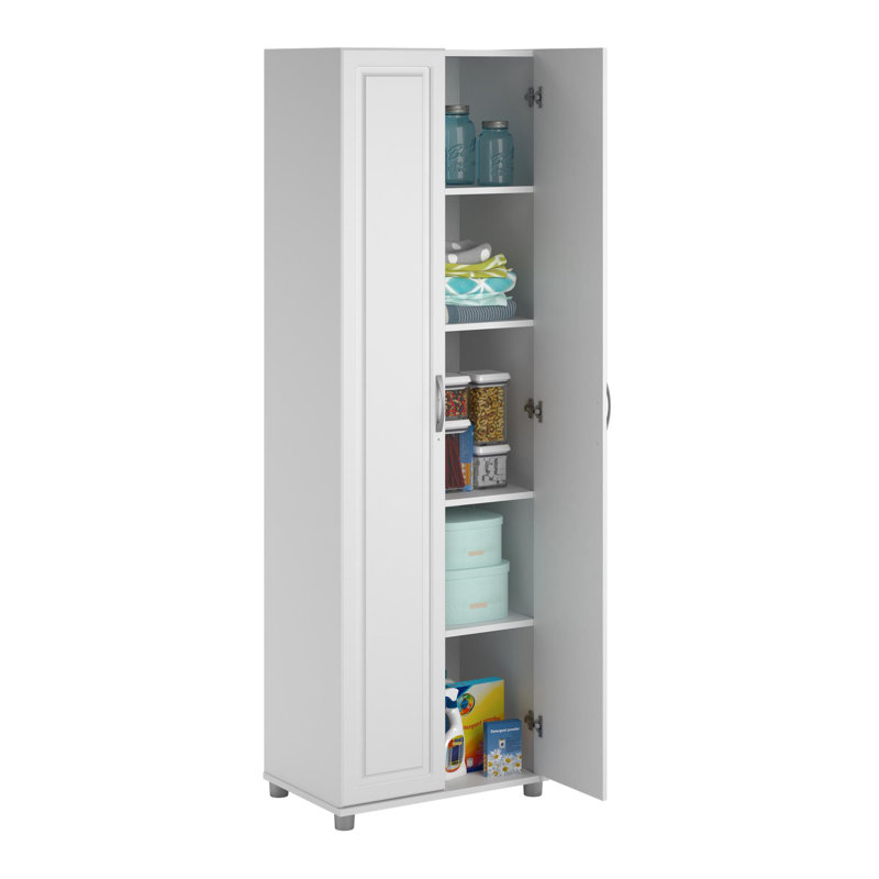 Scholl 24" Utility Storage Cabinet, White
