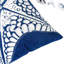 Housse de coussin décoratif, conception étoile de mer, velours indigo côtier 20 po