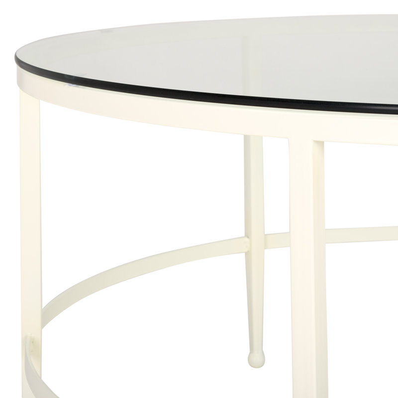 Edmund Cocktail Table, White