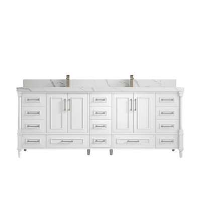 Ensemble de meuble-lavabo double 84 po Aberdeen