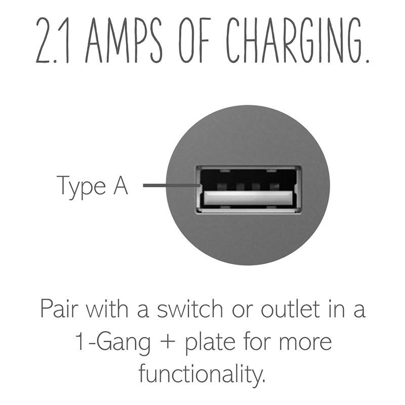Adorne Magnesium Outlet, Half Size, Magnesium