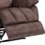 Fauteuil inclinable de massage manuel 36 po de largeur 36 po avec cadre en métal et contreplaqué-1759924172
