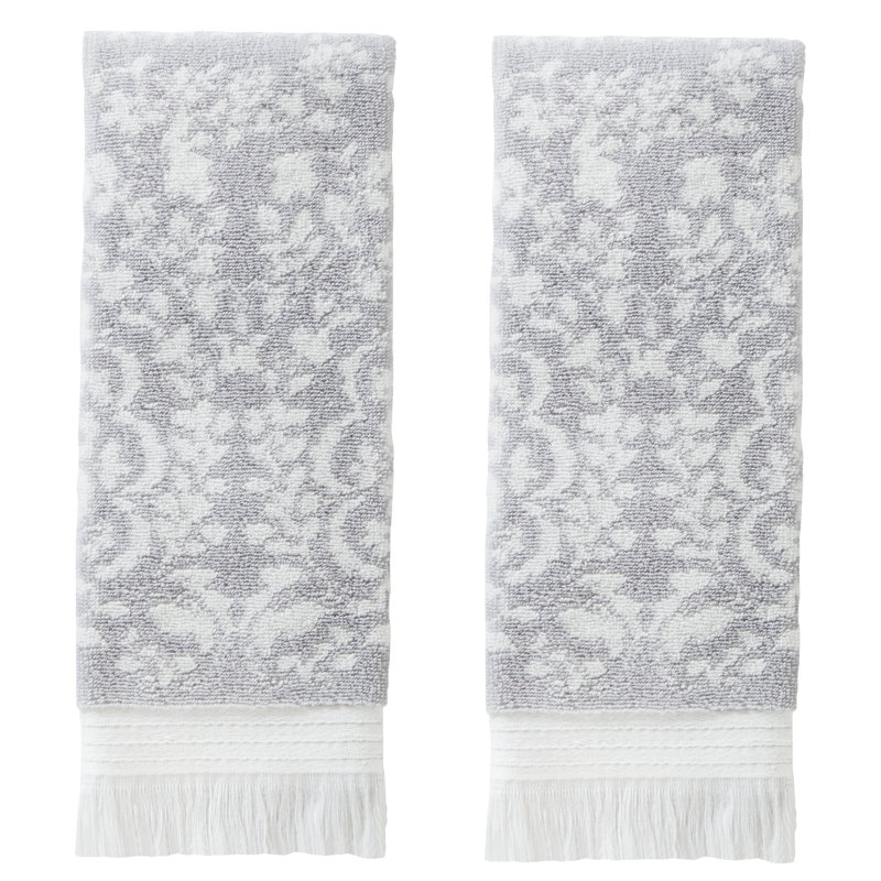 Margo Turkish Cotton Plush Jacquard Hand Towel