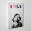 Smile Graffiti by Banksy - Wrapped Canvas-19095286