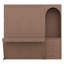 Lit escamotable avec bureau, tablette Stoarge et tringle à DEL, armoire murale en bois avec tiroirs de rangement-130472695