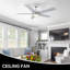 52 - Ventilateur de plafond