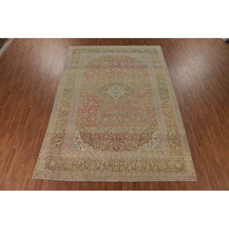 Tapis traditionnel patiné 9 x 13