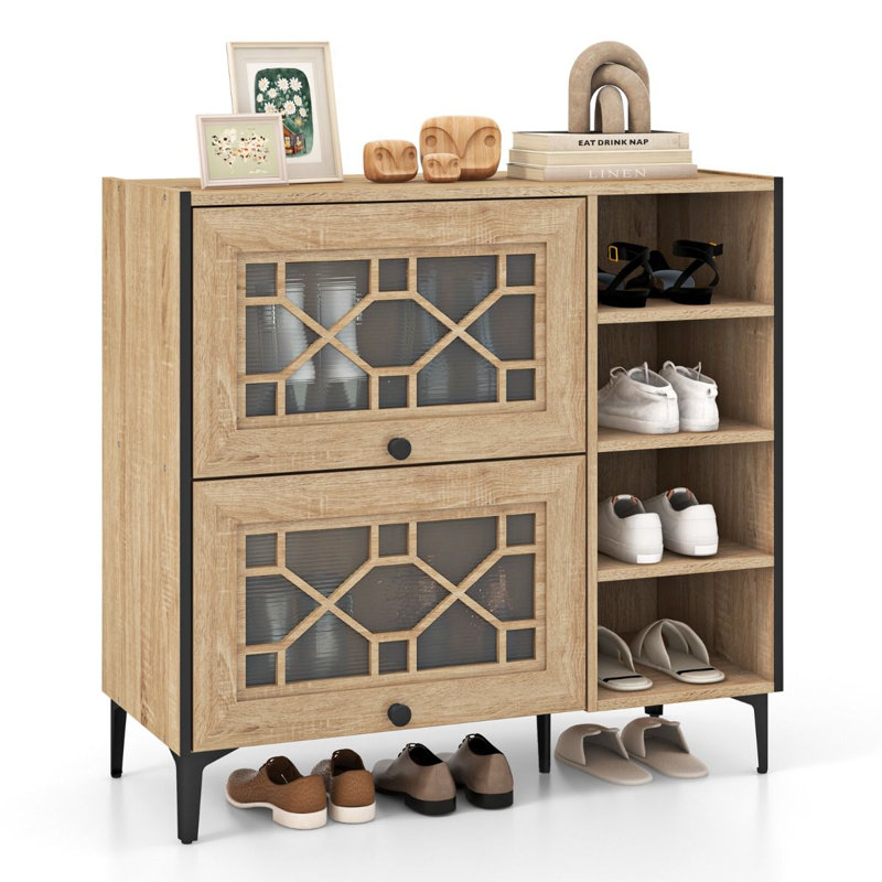 8 Pair Shoe Storage Cabinet