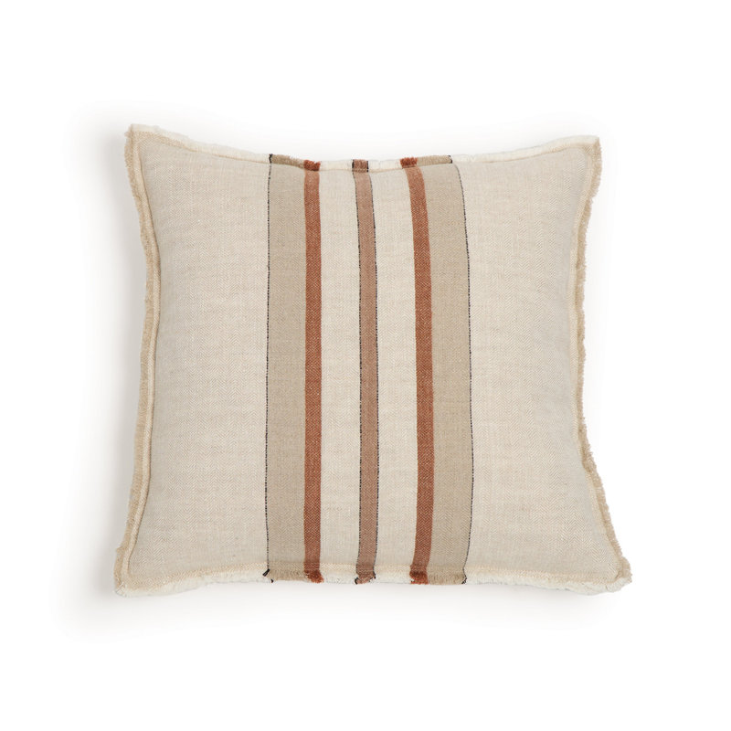 Beck Linen Square Pillow Cover & Insert