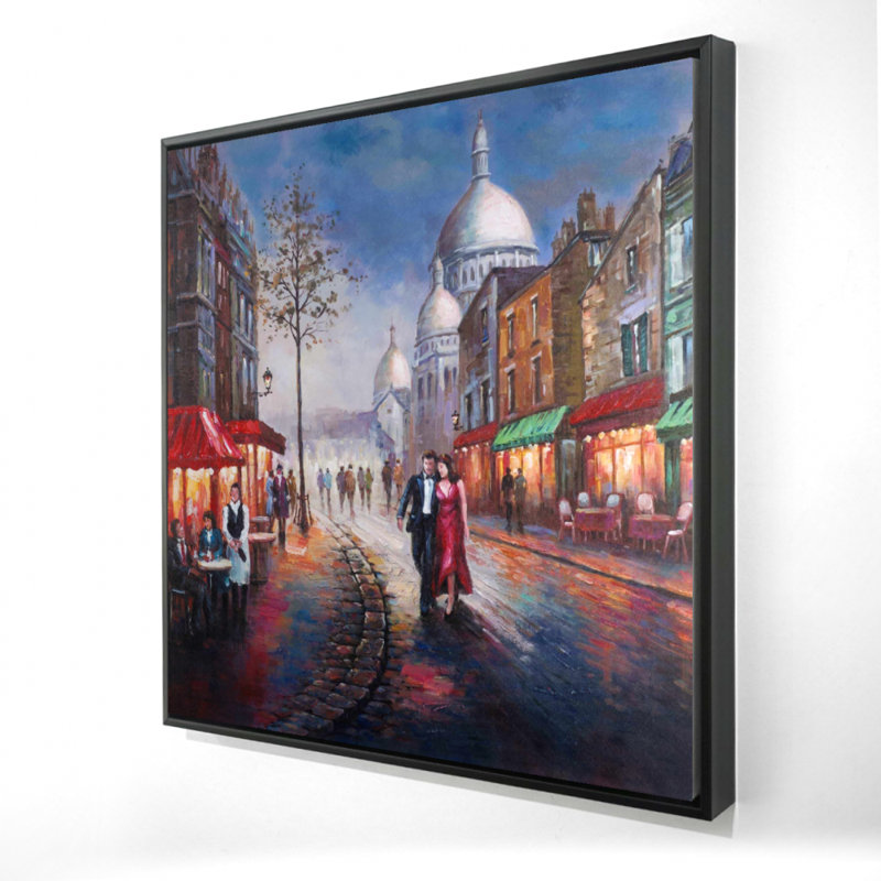 "Couple habillé" sur toile