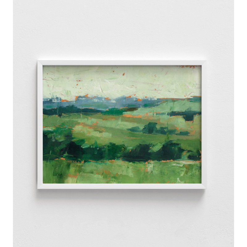 «Tree Line Vista II» par Ethan Harper, impression de Alcide vert, art mural arbre, impression d'art botanique, impression de paysage émeraude, impression de Alcide vert