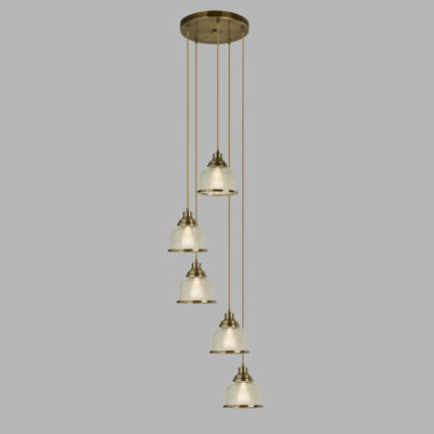 Perinton 5-Light Cluster Chandelier
