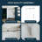 57"-60" W x 76" H Sliding Frameless Shower Door with 3/8-in (8mm) Tempered Glass Stainless Steel Hardware-97649713