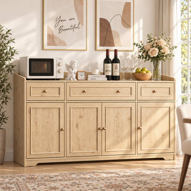 Buffet 63 "en chêne Farmhouse