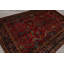 Tapis traditionnel Tabriz rouge en laine noué à la main 6 pi 2 po x 9 pi 2 po