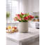 Faux Tulip Arrangement in Pot