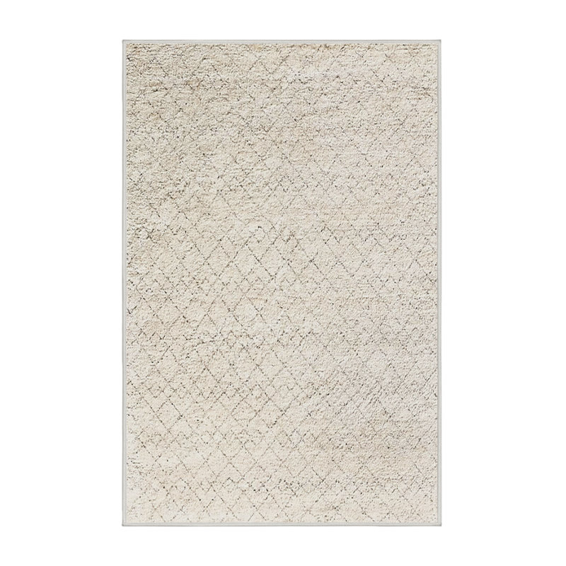 Tapis beige Borger, Rectangle 3 pi x 5 pi
