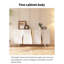 Buffet décoratif crème de style symétrique
