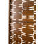 Écran d'intimité l 76 po H48 po - Brun, métal pour les terrasses de balcon, couleur brune