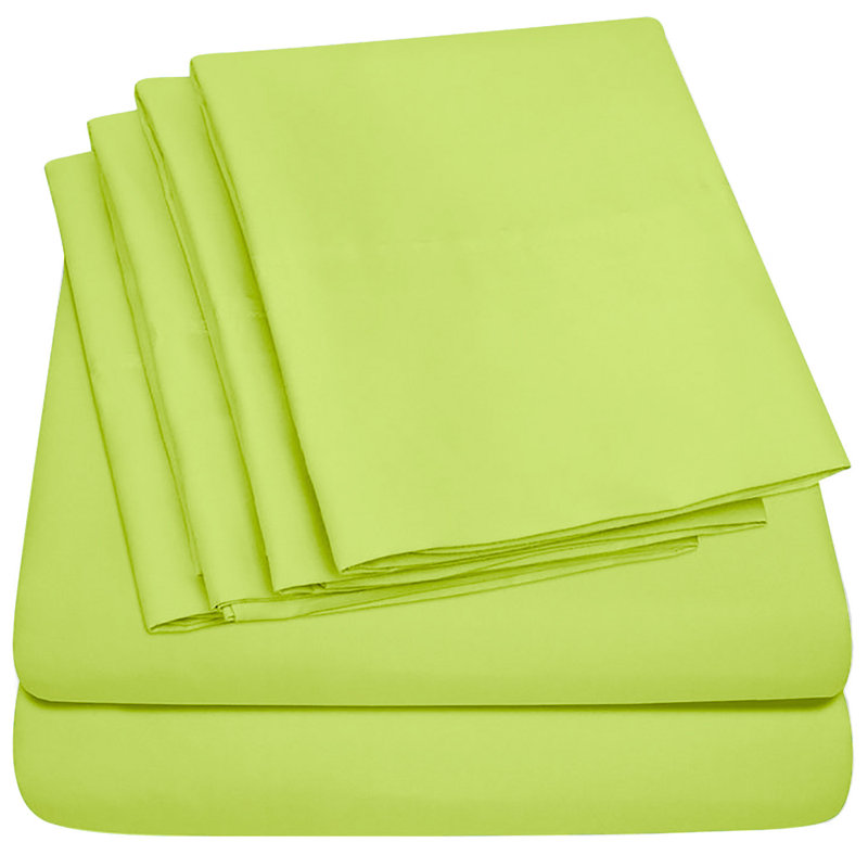Sage Bamboo Microfiber Full Bed Sheet Set