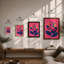 Florals in Golden Light Botanical - Framed Print-357128894-357128896