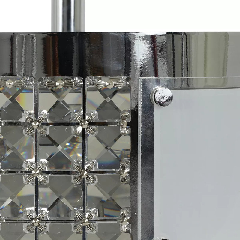 Plafonnier semi-encastré cylindrique unique à 3 lumières 14,75 po Rollins