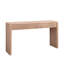 Console moderne avec 4 tiroirs - Table d'entrée de 59,2 po en bois naturel