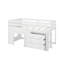 Lit mezzanine simple avec armoire et tablette-2088649930