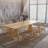 Burlywood Rectangular Solid Dining Table For Dining Room/Kitchen-1942388257